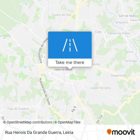 Rua Herois Da Grande Guerra mapa