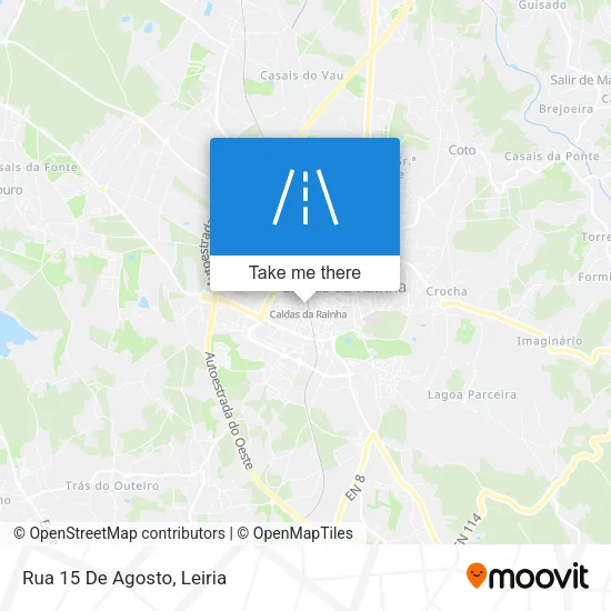 Rua 15 De Agosto map