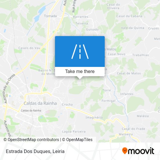 Estrada Dos Duques mapa