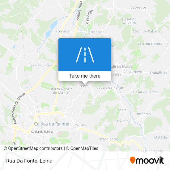 Rua Da Fonte map