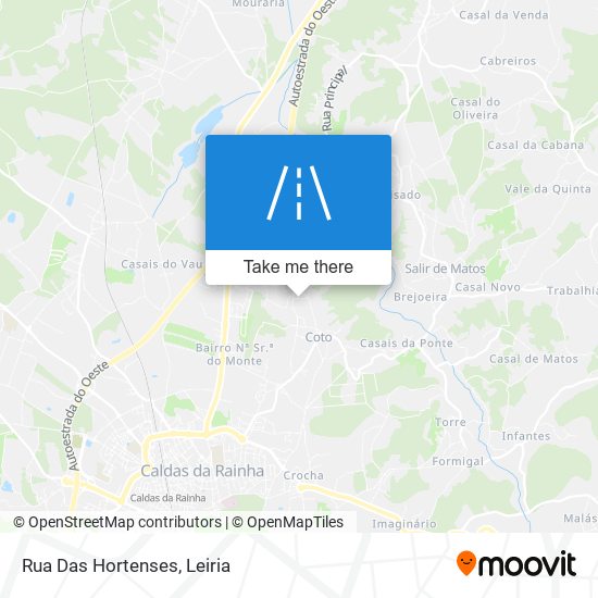 Rua Das Hortenses map