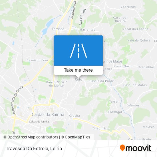 Travessa Da Estrela mapa