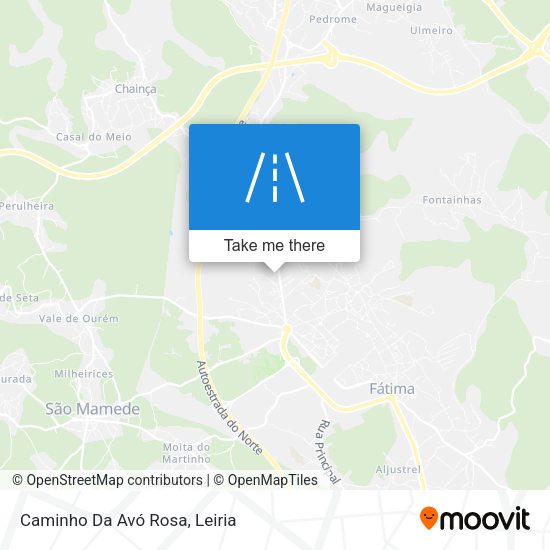 Caminho Da Avó Rosa map