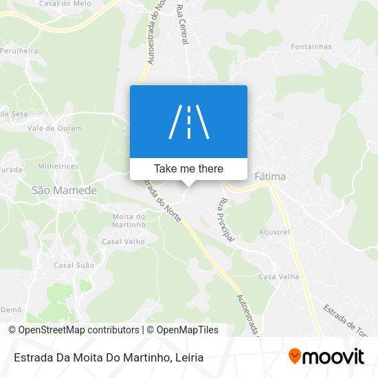 Estrada Da Moita Do Martinho map
