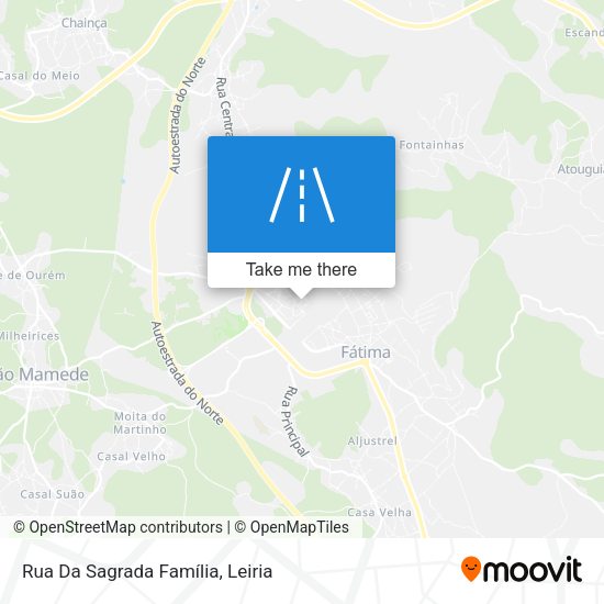Rua Da Sagrada Família map
