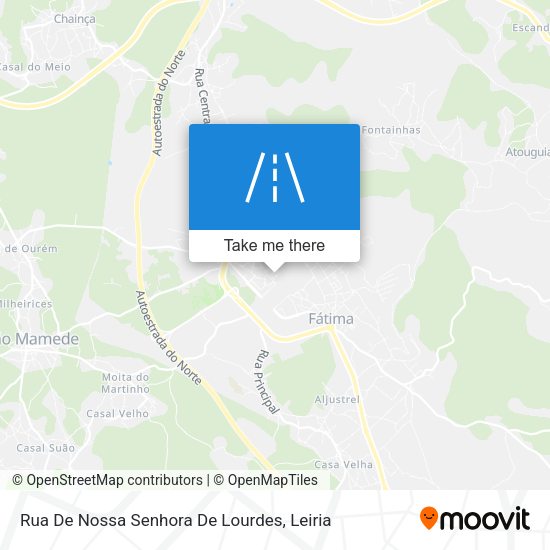 Rua De Nossa Senhora De Lourdes mapa