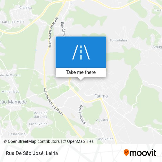 Rua De São José map