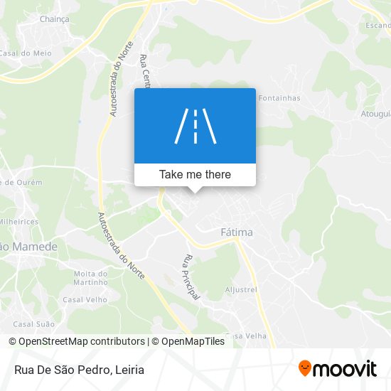 Rua De São Pedro map