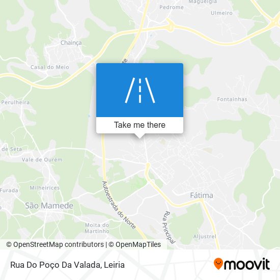 Rua Do Poço Da Valada mapa