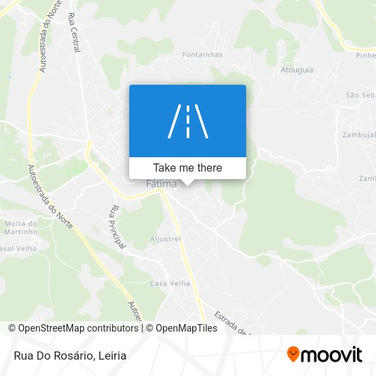 Rua Do Rosário mapa