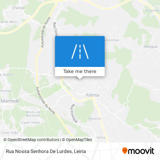 Rua Nossa Senhora De Lurdes mapa