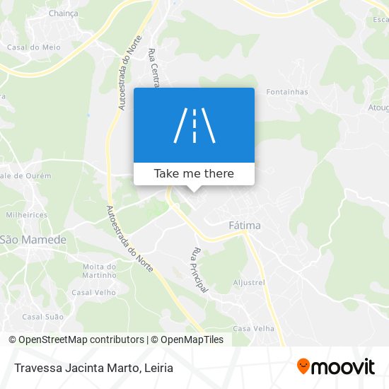 Travessa Jacinta Marto mapa