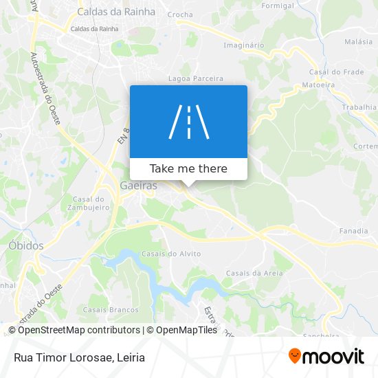 Rua Timor Lorosae mapa