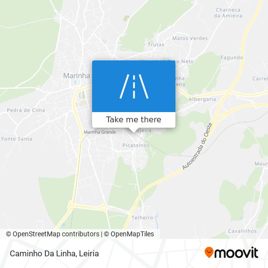 Caminho Da Linha map