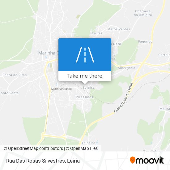 Rua Das Rosas Silvestres mapa