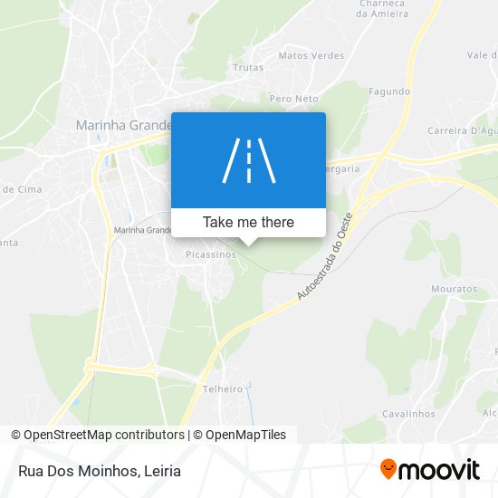 Rua Dos Moinhos map