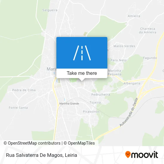 Rua Salvaterra De Magos map