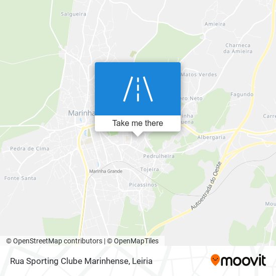 Rua Sporting Clube Marinhense map