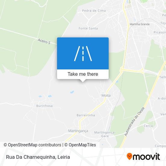Rua Da Charnequinha mapa