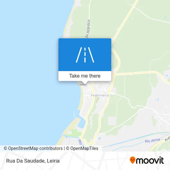 Rua Da Saudade map