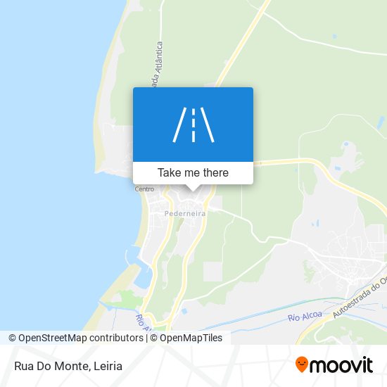 Rua Do Monte map