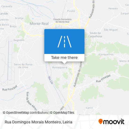 Rua Domingos Morais Monteiro mapa