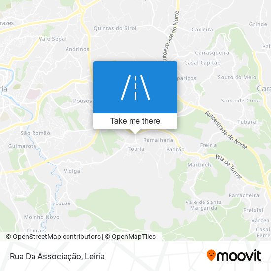 Rua Da Associação map