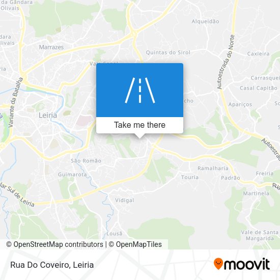 Rua Do Coveiro mapa
