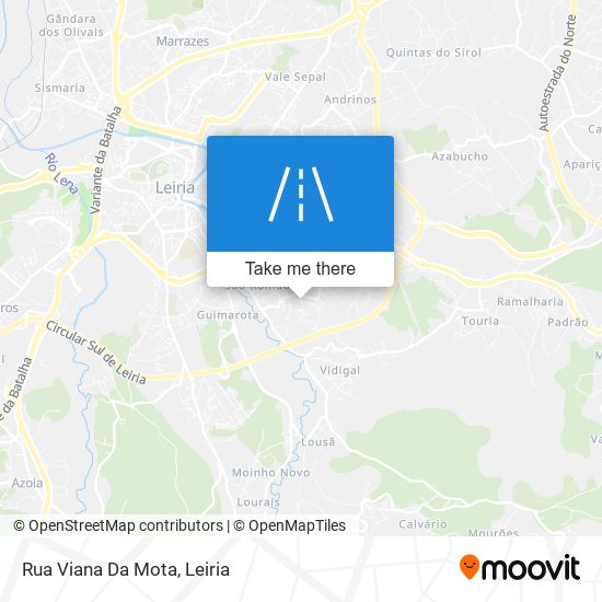 Rua Viana Da Mota map