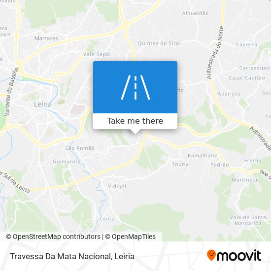 Travessa Da Mata Nacional mapa