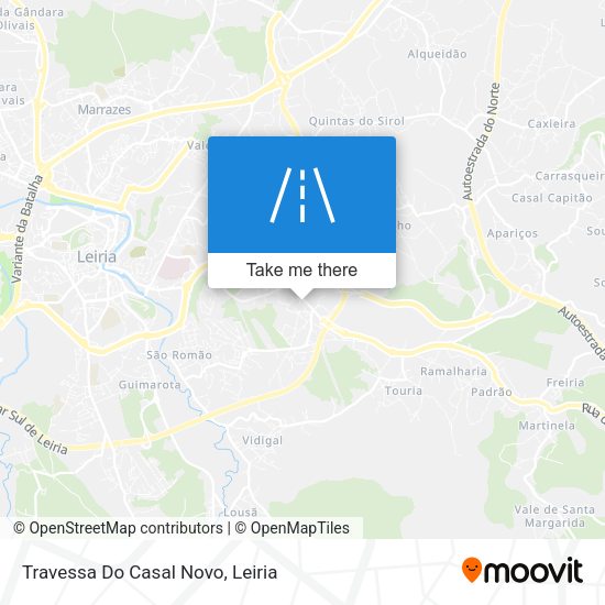 Travessa Do Casal Novo mapa