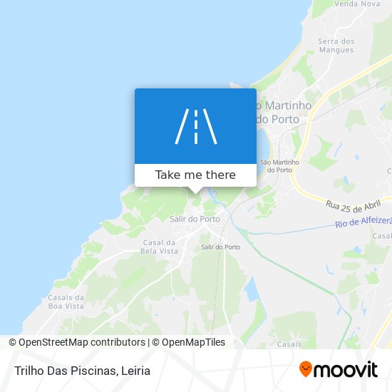 Trilho Das Piscinas map