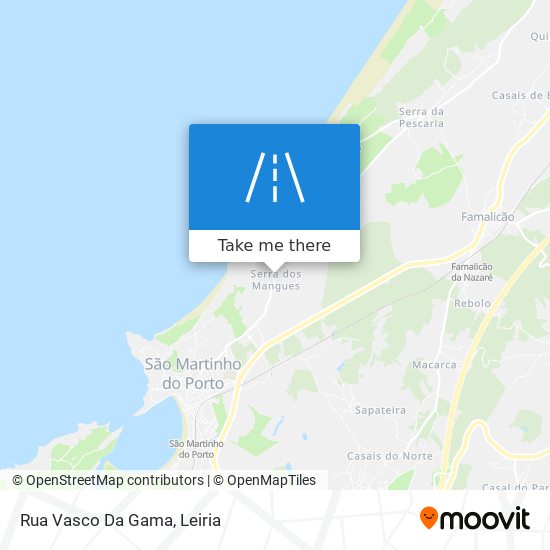 Rua Vasco Da Gama map