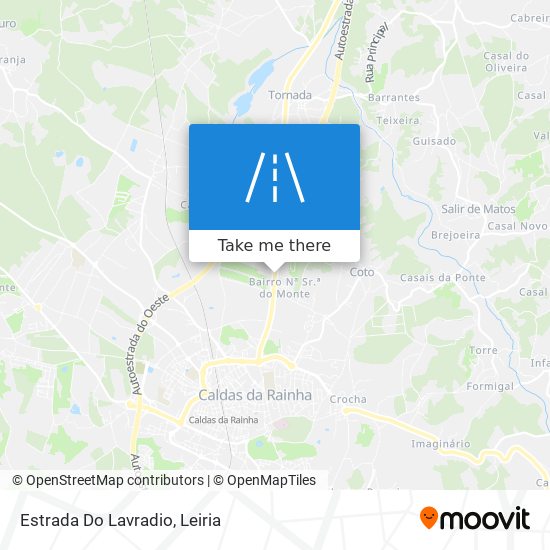 Estrada Do Lavradio map