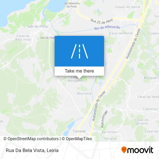Rua Da Bela Vista map