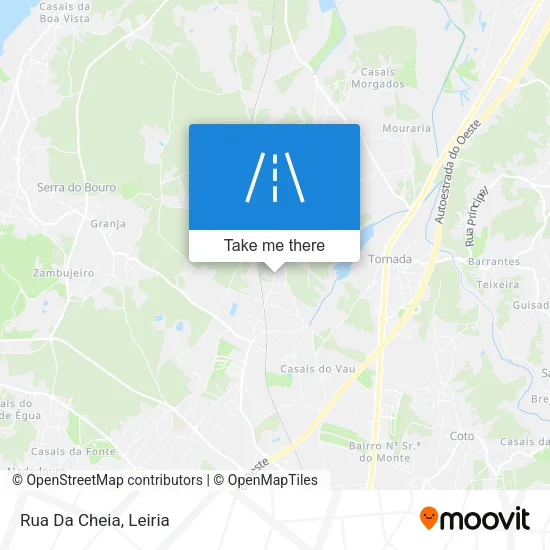 Rua Da Cheia map