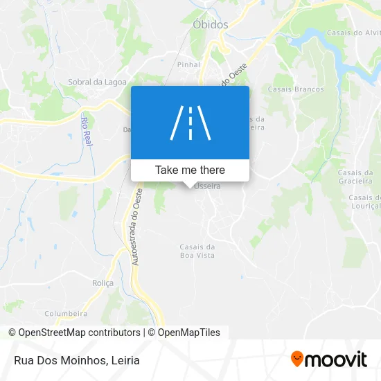 Rua Dos Moinhos map