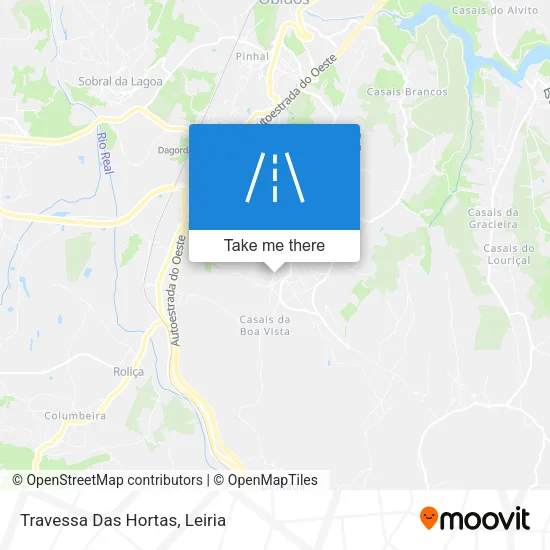 Travessa Das Hortas map