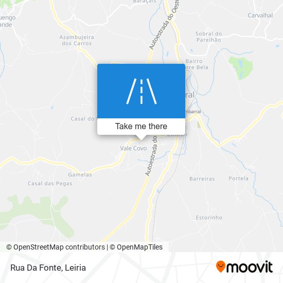 Rua Da Fonte map