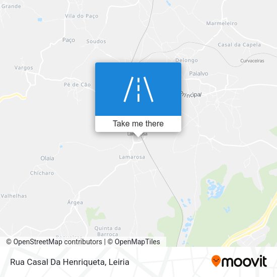 Rua Casal Da Henriqueta mapa