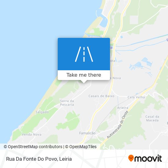 Rua Da Fonte Do Povo map