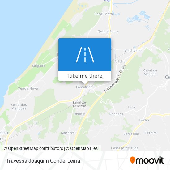 Travessa Joaquim Conde mapa