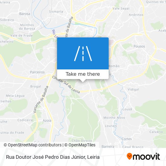 Rua Doutor José Pedro Dias Júnior map