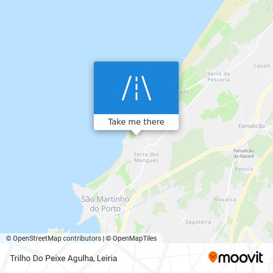 Trilho Do Peixe Agulha map