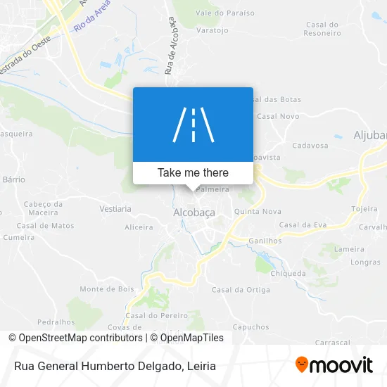 Rua General Humberto Delgado map