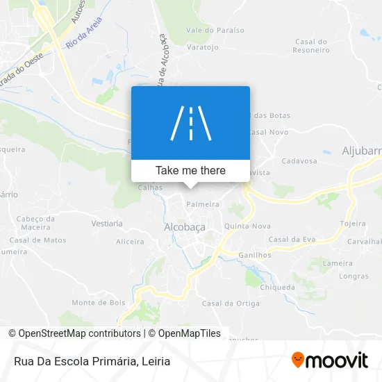 Rua Da Escola Primária map