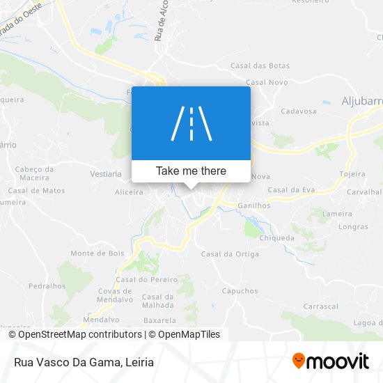 Rua Vasco Da Gama map