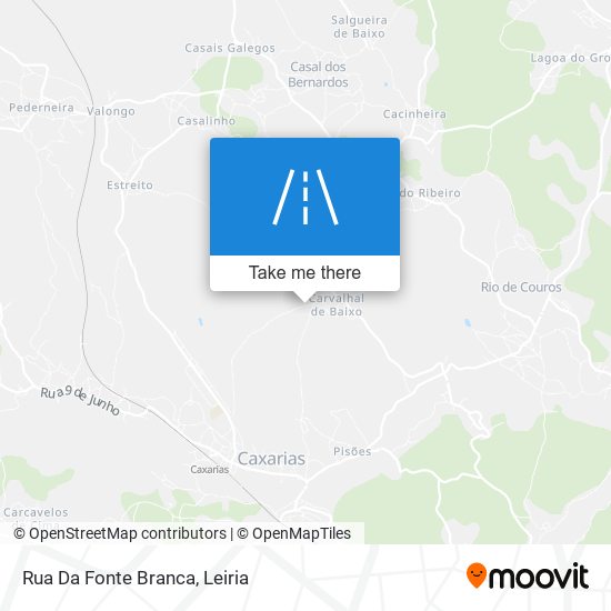 Rua Da Fonte Branca map