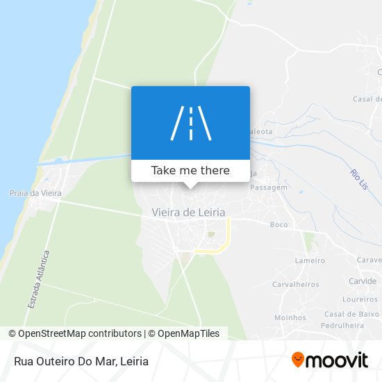 Rua Outeiro Do Mar map