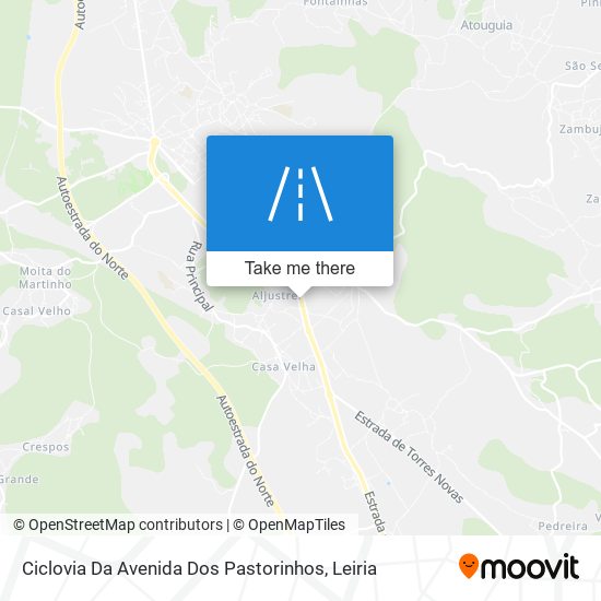 Ciclovia Da Avenida Dos Pastorinhos map